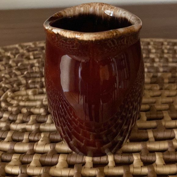 VTG Pair Brown Drip Glaze Pitchers - Picture 8 of 13